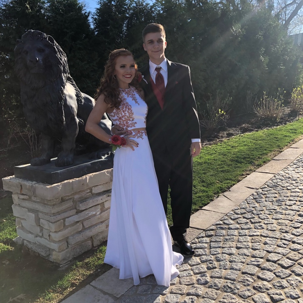 2 Piece Prom Dress